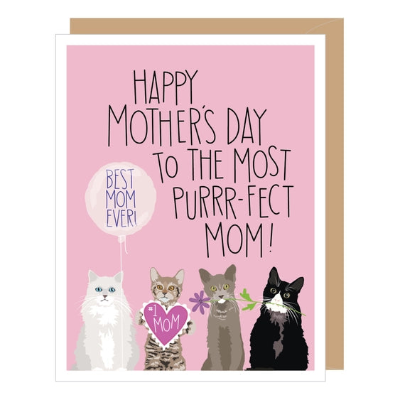 Purrr-fect Mom - Mother's Day Card | Apartment 2 Cards