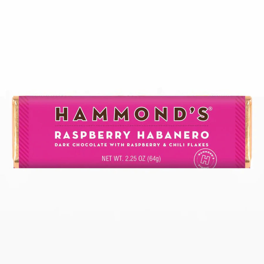 Raspberry Habanero Chocolate Bar | Hammond's Candies