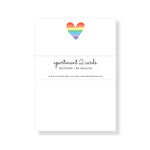 Rainbow Heart Notepad | Apartment 2