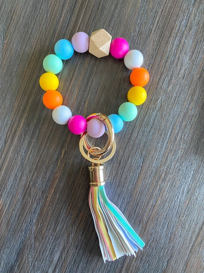 Rainbow - Wristlet Keychain | Jillian Ink