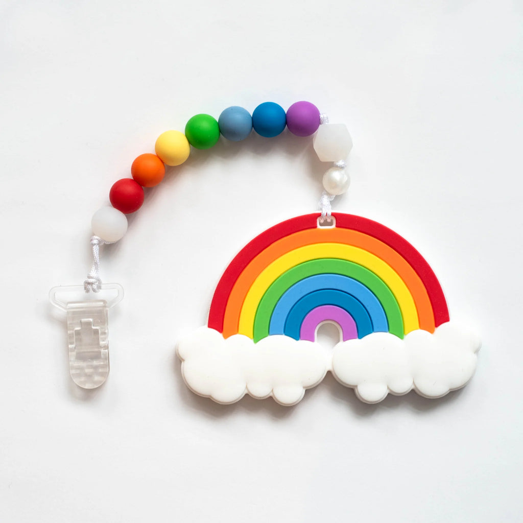 Rainbow Teething Clip | Baby Boos Teethers