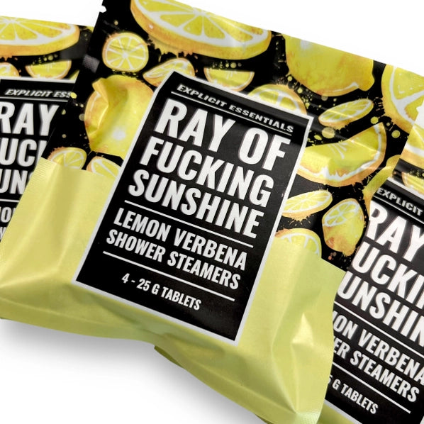 Ray Of Fucking Sunshine | Lemon Verbena Shower Steamers
