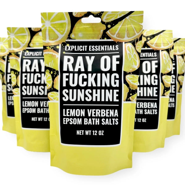 Ray Of Fucking Sunshine | Lemon Verbena Bath Salts