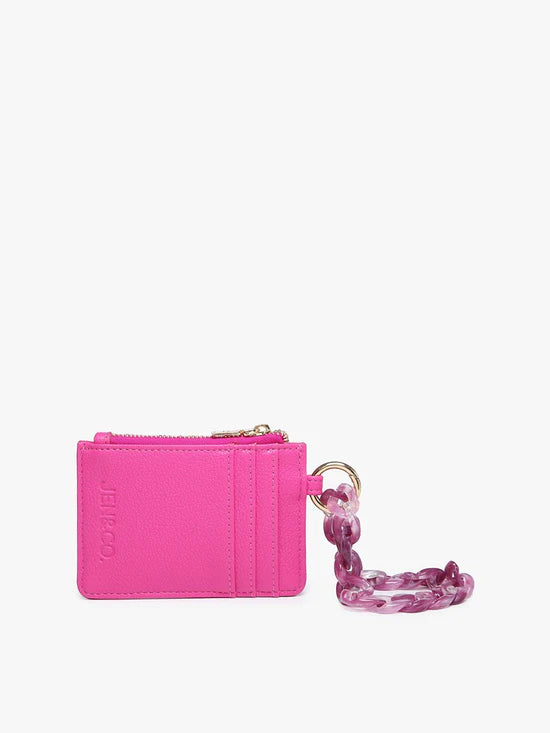 Rhodes - Quilted Wallet with Acrylic Wristlet | Jen & Co