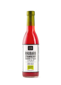 Rhubarb Strawberry Cordial | Frost Bites Syrup Co.
