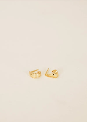 Ripple Hoops - Gold Earrings | JaxKelly