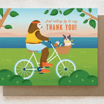 Just Rolling by to Say Thank You - Greeting Card | Quirky Paper Co.
