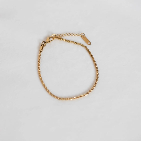 Rope Bracelet | Petite Gold