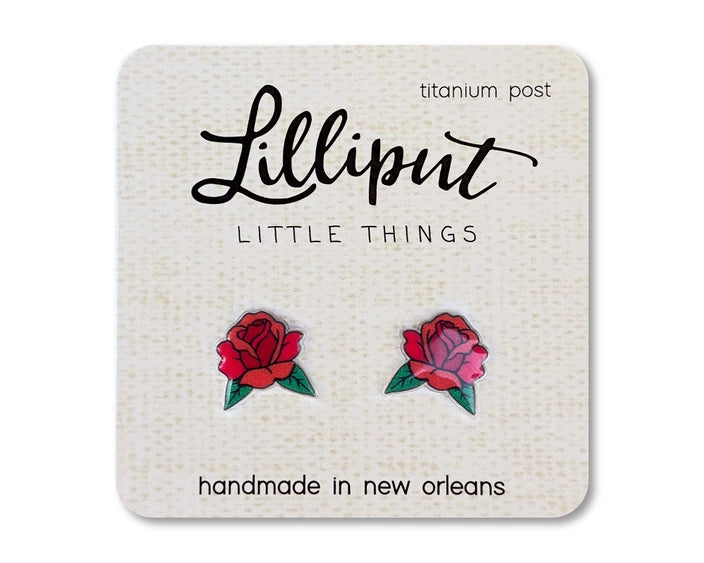 Rose Earrings | Lilliput Little Things