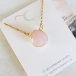 Rose Quartz - Necklace | Over The Moon