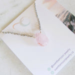 Rose Quartz - Necklace | Over The Moon