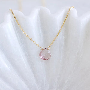 Rose Quartz - Necklace | Mesa Blue