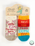Hello I'm New Here/ Have You Ever Tried Screaming??? | Baby Socks