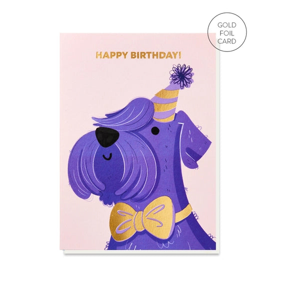 Schnauzer Dog Birthday | Greeting Card