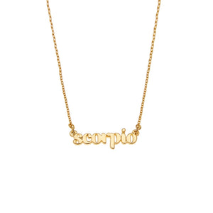 Scorpio | Horoscope Necklace