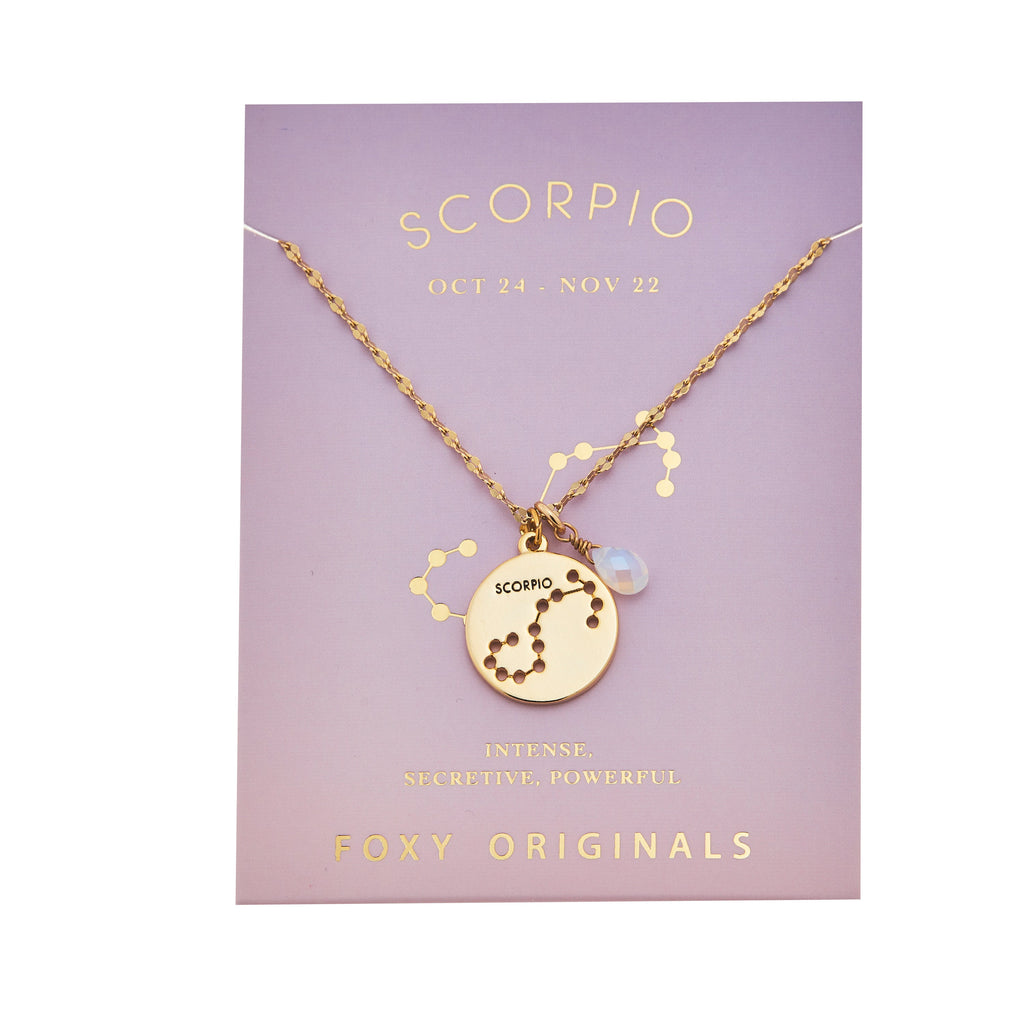 Scorpio - Astrology Necklace | Foxy Originals