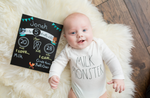 Baby Monthly Milestone Sign - Woodlands | Love Designs