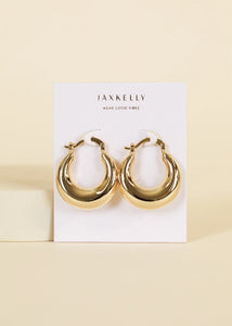 Sculptural | Wide Hoop Earring
