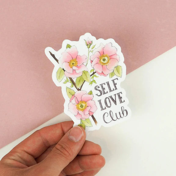 Self Love Club - Sticker | Naughty Florals