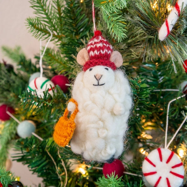 Sherpa Mouse - Felted Ornament | Friendsheep