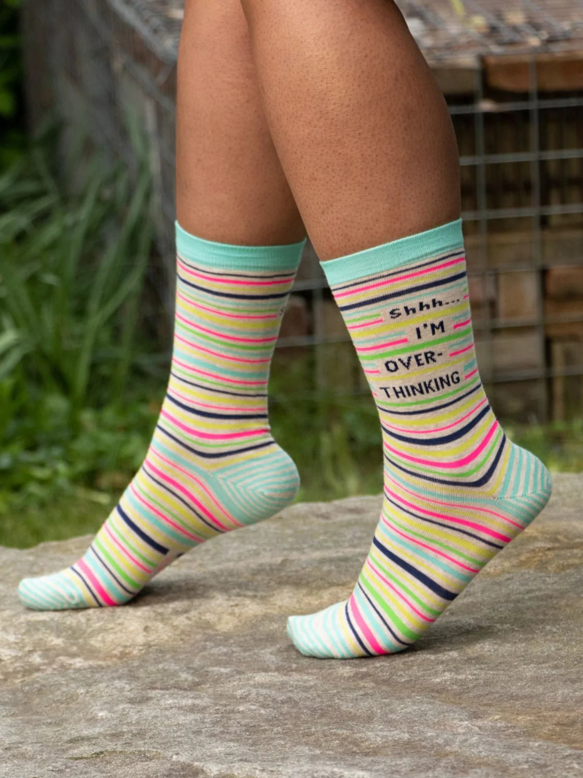 Shhh I'm Overthinking | Womens Socks
