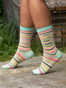 Shhh I'm Overthinking | Womens Socks