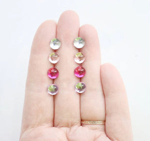 Simple Cabochon - Metal Free Hypoallergenic Earrings | Pretty Ears