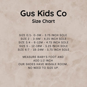 Black X Baby Shoes | Gus Kids Co.