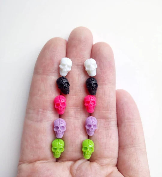 Skull - Metal Free Hypoallergenic Earrings | Pretty Ears