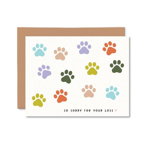 So Sorry For Your Loss | Pet Sympathy Card