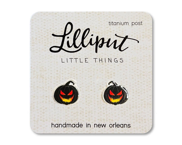 Spooky Jack-O-Lantern | Earrings