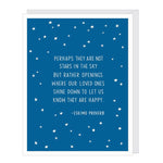 Stars In The Sky Proverb | Sympathy Card