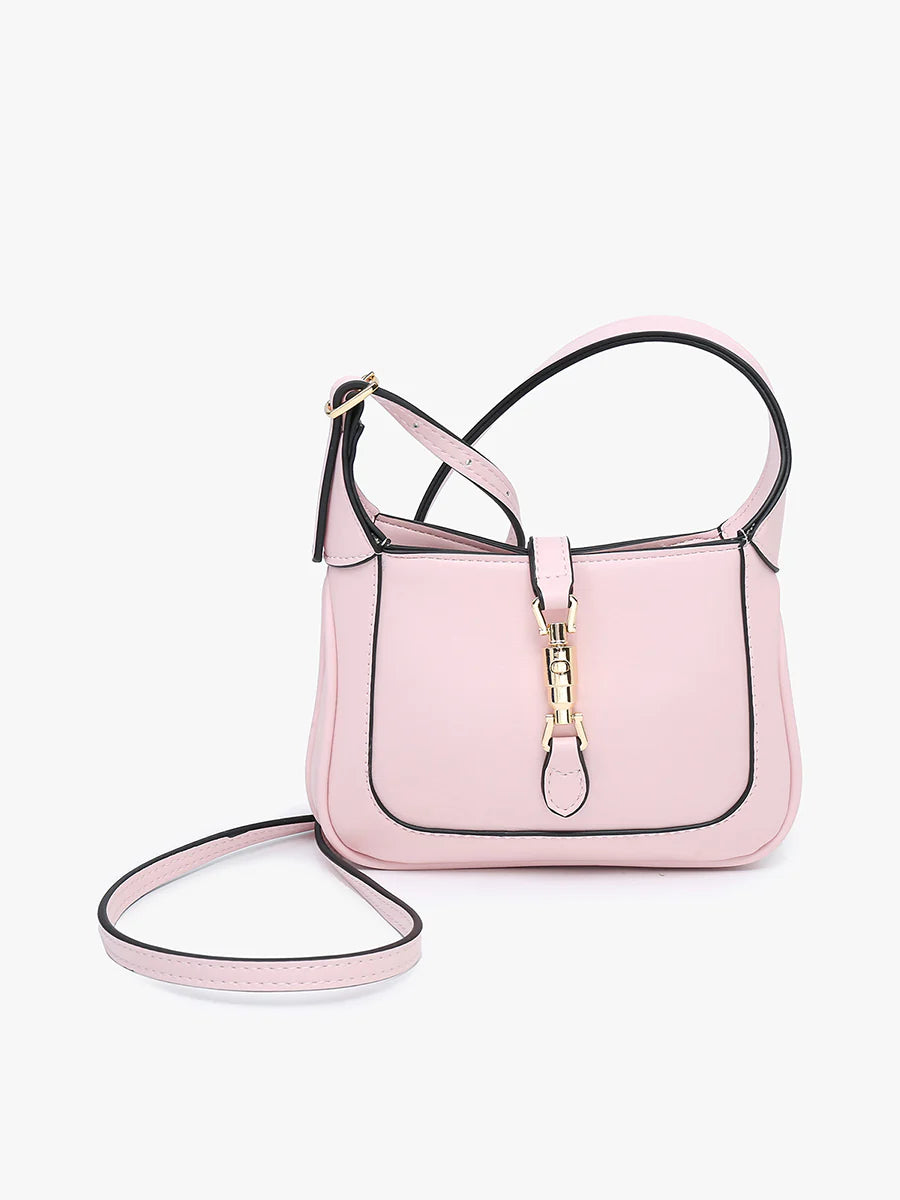 Stelliana - Vegan Metal Lock Crossbody | Jen & Co