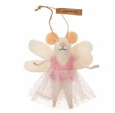 Sugarplum Fairy - Felted Mouse Ornament | Indaba