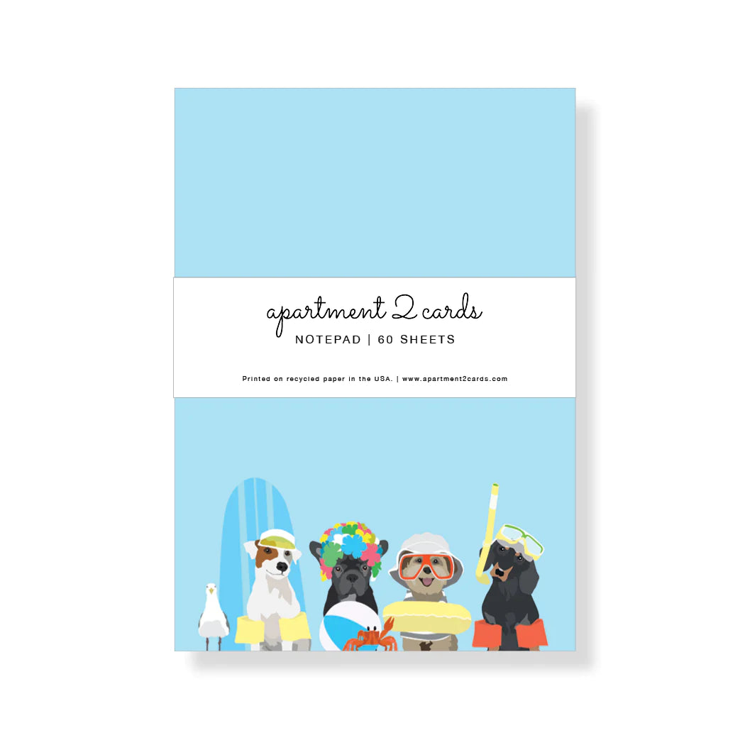 Summer Dogs Notepad | Apartment 2