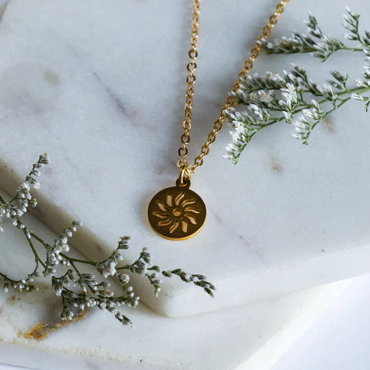 Sun Medallion - Necklace | Whimsy's Jewels