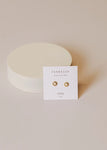 White Opal | Sun Stud Earrings