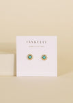 Turquoise | Sun Stud Earrings