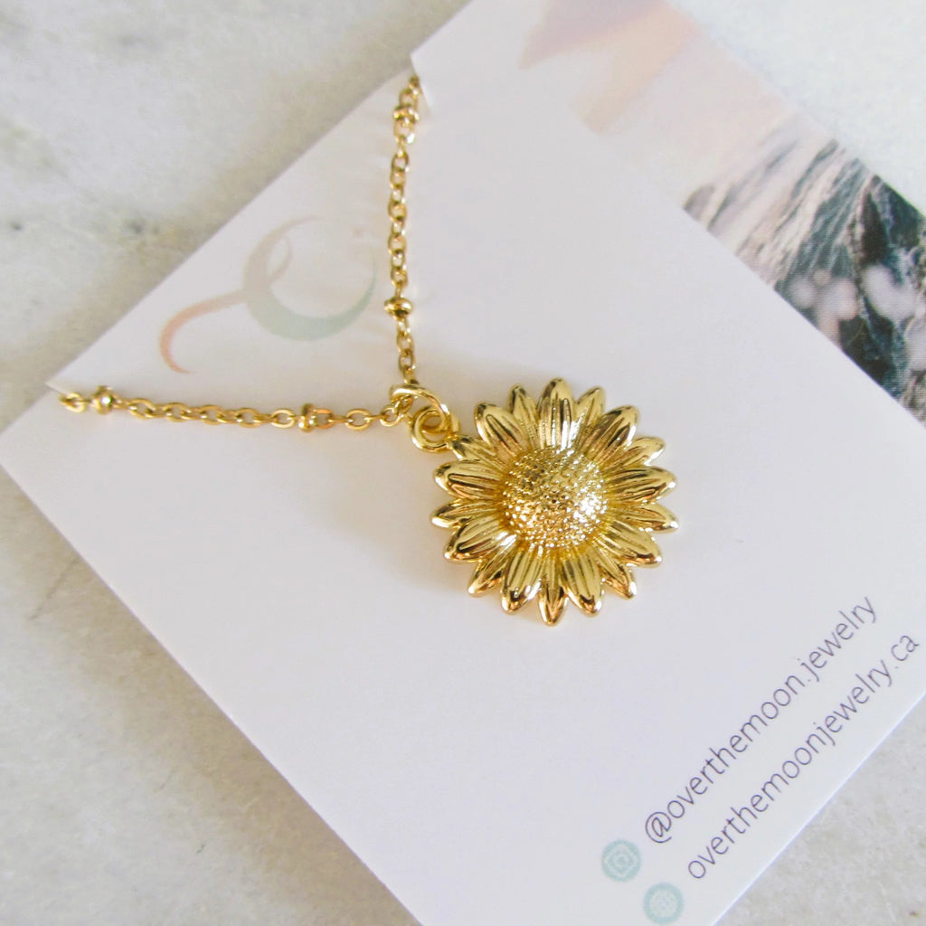 Sunflower - Necklace | Over The Moon
