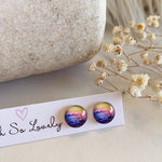 Sunset Cloud | Glass Earrings