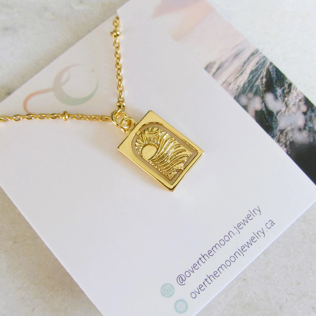 Sunset Portal - Necklace | Over The Moon