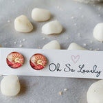 Sunshine Mountain | Glass Stud Earrings