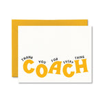 Thank You For Everything Coach - Greeting Card | Pretty By Her