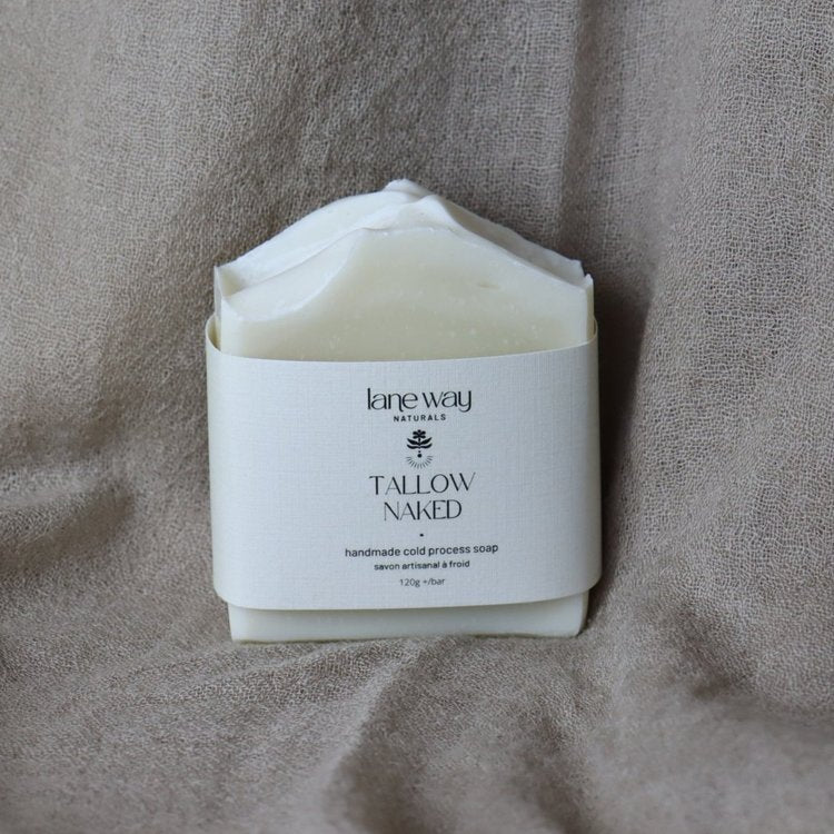 Tallow • Naked | Cold Process Soap Bar
