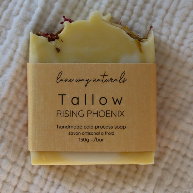 Tallow Rising Phoenix - Cold Process Soap Bar | Lane Way Naturals