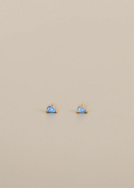 Fire Opal | Teardrop Earrings