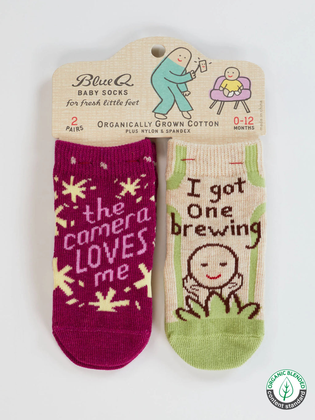 The Camera Loves Me/ I Got One Brewing | Baby Socks