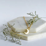 The Crescent Moon | Minimalist Necklace