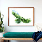 The Eagle - Watercolor Art Print | Elena Markelova