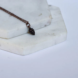 The Meghan | Tiny Pinecone Necklace